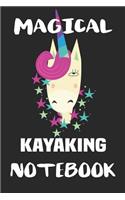Magical Kayaking Notebook: Blank Lined Notebook Journal Gift Idea