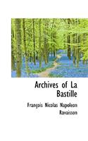 Archives of La Bastille
