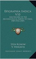 Epigraphia Indica V10