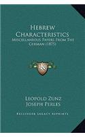 Hebrew Characteristics