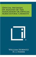 Official Methods of Analysis of the Association of Official Agricultural Chemists