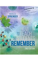 How to Teach So Students Remember
