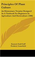 Principles Of Plant Culture