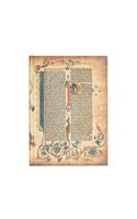 Paperblanks Parabole Gutenberg Bible Hardcover Grande Unlined Elastic Band Closure 128 Pg 120 GSM