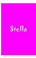 Stella - Bright Pink Notebook / Journal / Blank Lined Pages / Soft Matte: An Ethi Pike Collectible