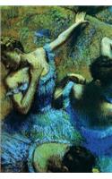 ''Blue Dancers'' by Edgar Degas: Journal (Blank / Lined)