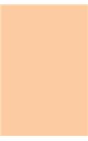 Deep Peach Notebook: 150 Dot Grid Pages