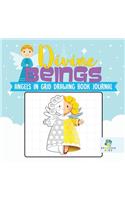 Divine Beings Angels in Grid Drawing Book Journal