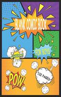 Blank Comic Book for Boys