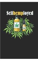 selfhemployed: CBD ÖL VERKÄUFER Notizbuch A5 120 Seiten! Cannabis Taschen Notizbuch I Terminkalender I Geschenk für Cannabis Schmerz, Krebs Patienten, Stoner, Gesc