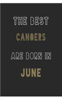The Best canoers are Born in June journal