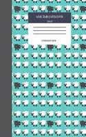 Wide Ruled Sheep Notebook Composition Book