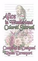 Alice in Wonderland Colored Journal