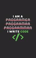 I write code