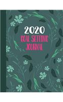 2020 Goal Setting Journal: Self-improvement worksheet and planner