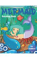 Mermaid Coloring Book For Toddlers