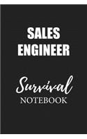 Sales Engineer Survival Notebook: Small Undated Weekly Planner for Work and Personal Everyday Use Habit Tracker Password Logbook Music Review Playlist Diary Journal