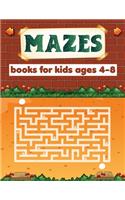 Mazes books for kids ages 4-8: An Cute Mazes Activity Book for Kids (Mazes Books for Kids)