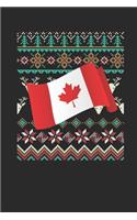 Ugly Christmas - Canada: Graph Paper Notebook - Christmas Gift for Kids, Women, Men Girls And Boys