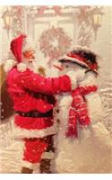 Snowman notebook - achieve your goals, perfect 120 lined pages #5