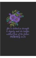 She Is Clothed: Proverbs Weekly 2020 Planner