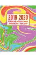 2019 - 2020 - 18 Month Academic Planner - January 2019 - June 2020