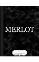 Merlot Wine Costume Composition Notebook: College Ruled 93/4 X 71/2 100 Sheets 200 Pages for Writing