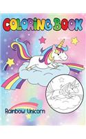 Rainbow Unicorn Coloring Book