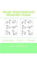 Irish Wolfhound Memory Game: Color - Cut - Play