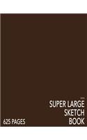 Cocoa Super Large Sketchbook: Big Softcover Sketchbook, 625 Pages, Giant Sketchbook, Large Sketchbook for Drawing