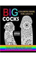 Big Cocks Coloring Book For Adults