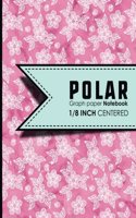 Polar Graph Paper Notebook: (Polar Graph Paper Notebook: 1/8 Inch Centered)