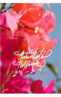 Naturalists Notebook 2018-2019: 6x9 Inch Lined Journal/Notebook designed with naturalists in mind - Pink, Flower, Bougainvillea, colorful, Nature, Calligraphy Art with Photography,
