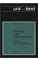 Einführung in die Automatentheorie