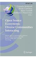 Open Source Ecosystems: Diverse Communities Interacting