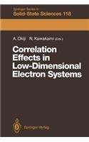 Correlation Effects in Low-Dimensional Electron Systems