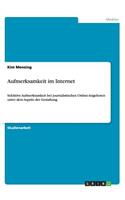 Aufmerksamkeit im Internet