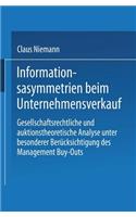 Informationsasymmetrien Beim Unternehmensverkauf
