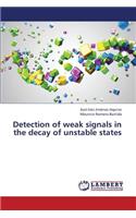 Detection of Weak Signals in the Decay of Unstable States