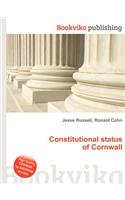 Constitutional Status of Cornwall