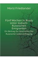 Fünf Wochen in Brody Unter Jüdisch-Russischen Emigranten Ein Beitrag Zur Geschichte Der Russischer Judenverfolgung