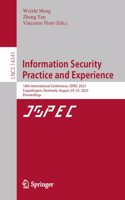 Information Security Practice and Experience