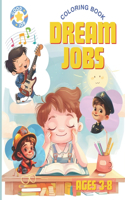 Dream Jobs Coloring Book ages 3-8