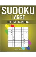 Sudoku Large Difficoltà Media: 200 Sudoku di Difficoltà Media con Istruzioni e Soluzioni - Large
