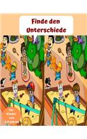 Finde den Unterschiede Für Kinder von 3-9 Jahren