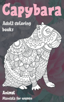Adult Coloring Books Mandala for Women - Animal - Capybara