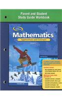 Mathematics: Applications and Concepts, Course 2, Parent and Student Study Guide Workbook