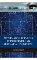 Mathematical Formulas for Industrial and Mechanical Engineering