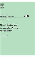 Nine Introductions in Complex Analysis - Revised Edition