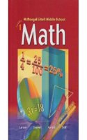 McDougal Littell Middle School Math Indiana: Standards Test Prep and Practice (Student) Course 1